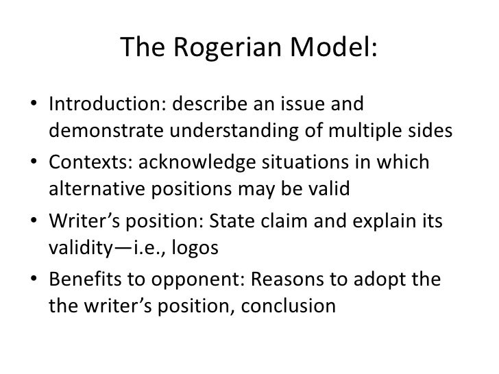 Rogerian essay topics